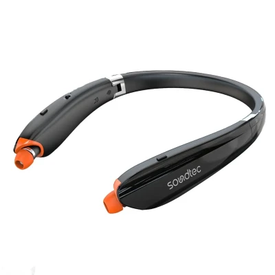 Беспроводные наушники Porodo Soundtec Bluetooth Neck Band with Extendable Earbud — миниатюра 2