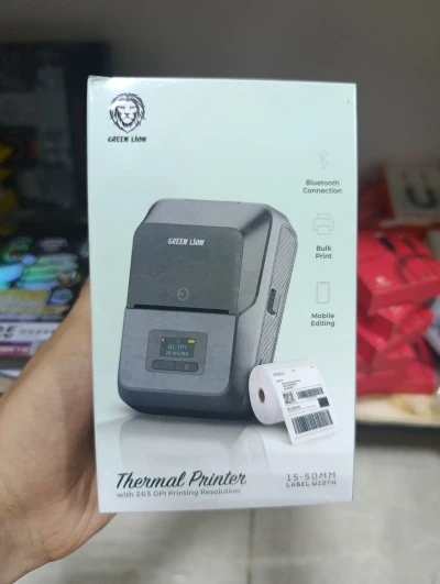 Принтер Green Lion Thermal Printer серый