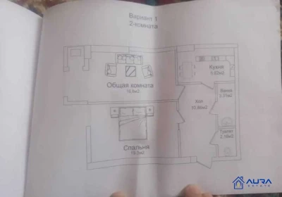 2-комн. квартира, 13 этаж, 60 м², ФИРДАВСИ ЧАЛ-ЧАМ — миниатюра 6