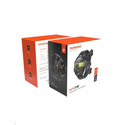 Умные часы с беспроводными наушниками Porodo Hype Smart Watch