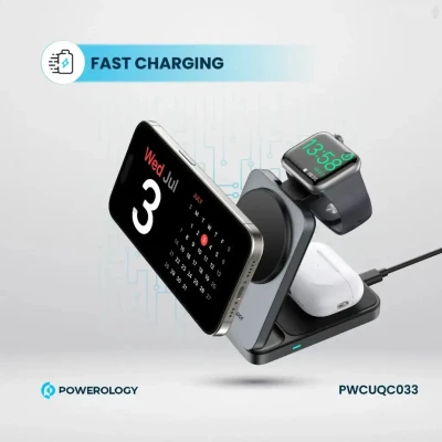 Зарядная станция Powerology Qi2 Fast Charging Multi-Device Hub — миниатюра 2