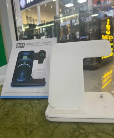 Беспроводная зарядка Wireless Charger 3in1