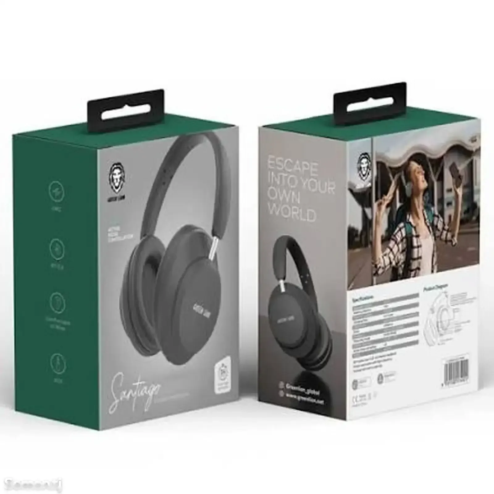 Беспроводные наушники Green Lion Santiago Wireless Headphone