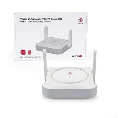 Wi-Fi роутер Zonch 4G/5G Wi-FI Cpe Router B720 5200mAh