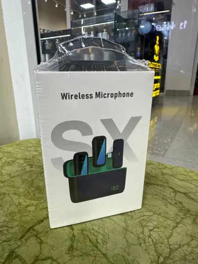 Беспроводной набор микрофонов SX6 с цифровым дисплеем — миниатюра 4