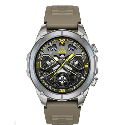 Умный часы Powerology Titan Rugged Sports GPS Smart Watch титан — миниатюра 1