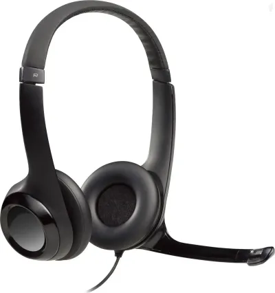 Проводная компьютерная гарнитураLogitech H390