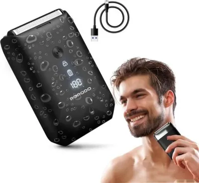 Электробритва Porodo Lifestyle IPX7 Portable Travel Shaver 600mAh — миниатюра 3