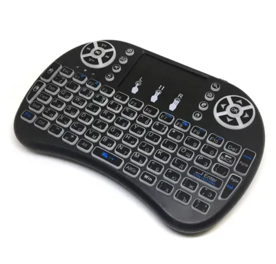 Беспроводная мини клавиатура Mini Keyboard Backlit с тачпадом