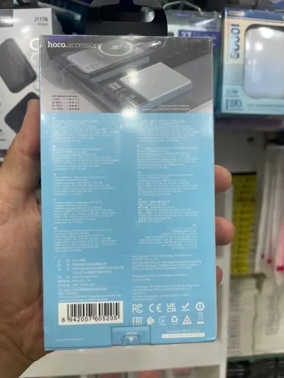 Внешний аккумулятор Power Bank Hoco Q18 10000 mAh Black — миниатюра 2