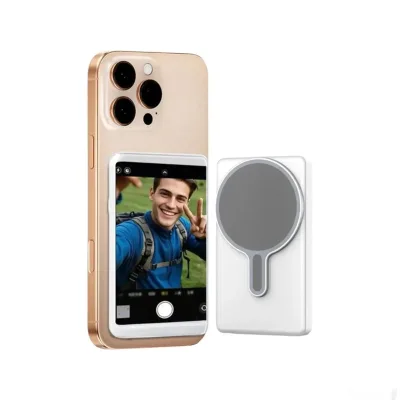 Монитор экрана телефона Magnetic Selfie Screen для iPhone 1800mah