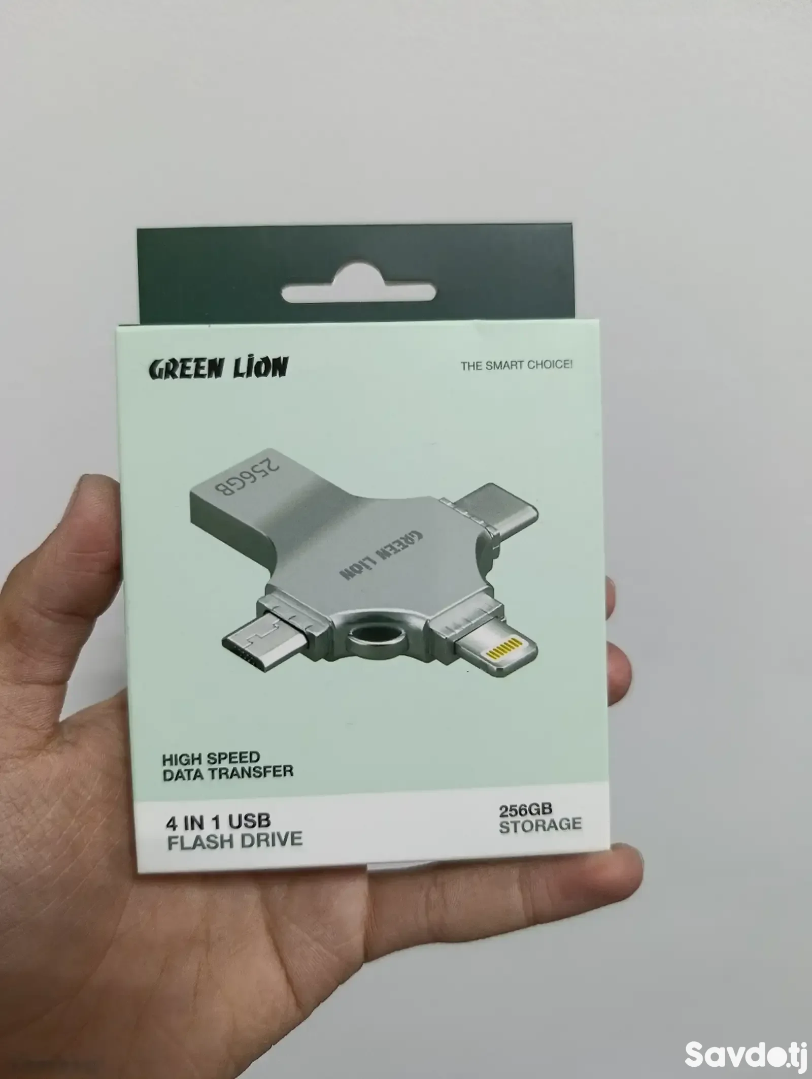 Флеш накопитель Green Lion 4 in 1 USB Flash Drive 256GB