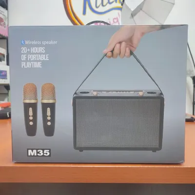 Портативная колонка M35 c 2 микрофонами — миниатюра 1
