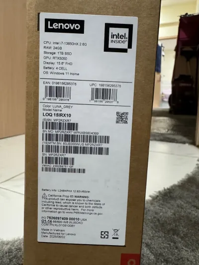 Игровой Ноутбук Lenovo LOQ i7 13th — миниатюра 3