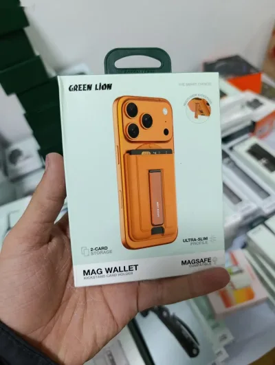 Картхолдер с подставкой Green Lion Mag Wallet Kickstand Magsafe Card Holder — миниатюра 1