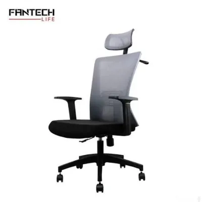 Компьютерное кресло Fantech OC-A258 с сетчатой спинкой и подголовником — миниатюра 6