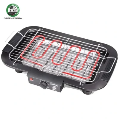 Электрический Мангал-барбекю-гриль BBQ 2000W Черный