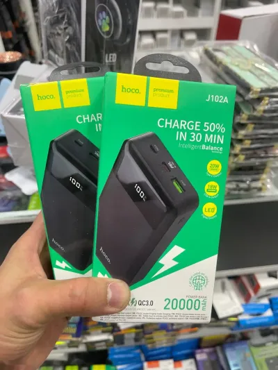 Портативный аккумулятор J102A Cool figure PD20W QC3.0 20000mAh — миниатюра 1