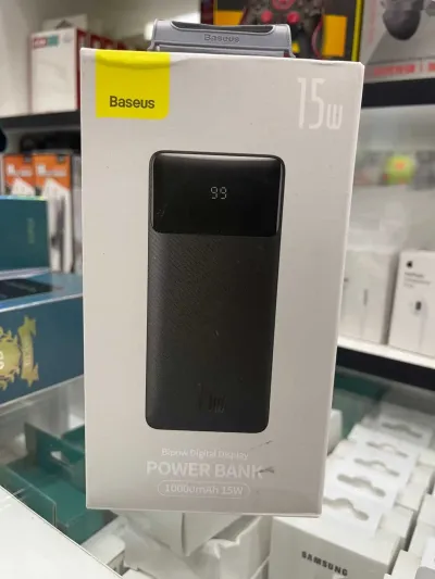 Внешний аккумулятор Baseus Bipow Digital Display Power bank 10000mAh 15W — миниатюра 1