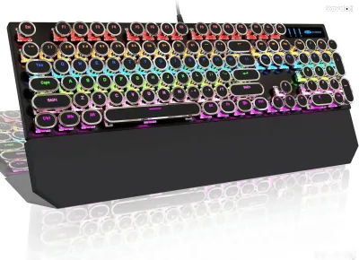 Механическая Клавиатура MageGee MK-Storm Blue Switch LED ENG Black