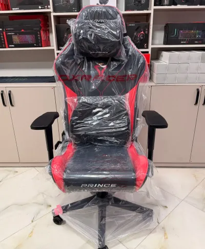 Игровое кресло DXRacer Prince Throne 2026 Black Red