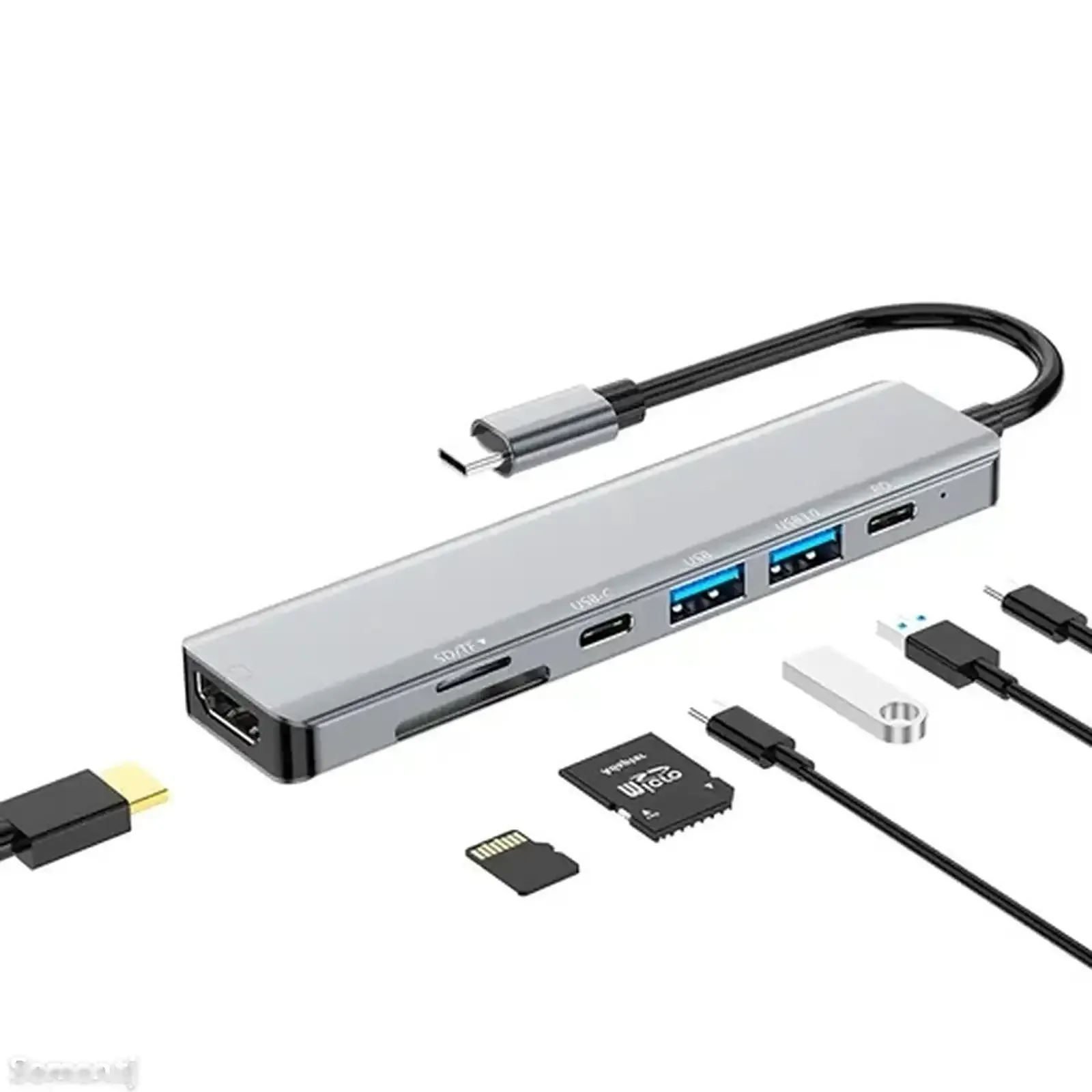 Переходник Hub хаб Usb 3.0 HDMI - TYPE-C