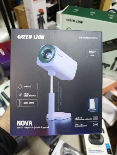 Проектор Green Lion Nova Portable Smart Projector, белый