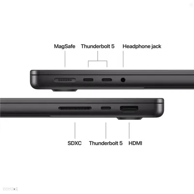 Ноутбук Apple MacBook Pro 14, M5 Pro 24ГБ 2ТБ SSD Space Black, MJLW4