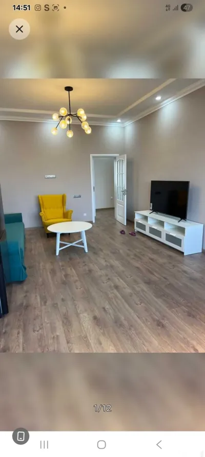 2-комн. квартира, 12 этаж, 80м², И. Сомони — миниатюра 1