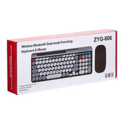 Беспроводная клавиатура и мышка ZYG-806