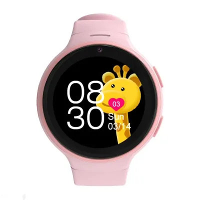 Детские смарт часы Porodo 4G Kids GPS Smart Watch with Junicare App розовый — миниатюра 2