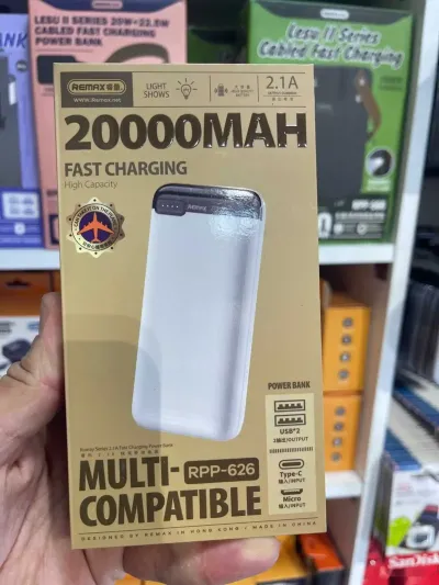 Внешний аккумулятор Remax RPP 626 20000mAh — миниатюра 1