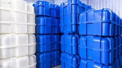 Пластиковая бочка квадратная 1000л