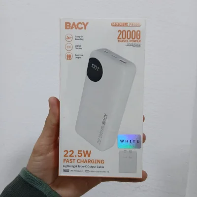 Повербанк Bacy PB-003 20000mAh белый