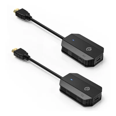 Беспроводной HDMI-адаптер Powerology PHDMRABK для зеркалирования экрана с кабелем USB-C поддержка Full HD 1080P