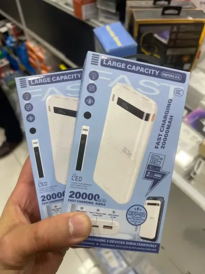 Внешний аккумулятор Powerbank Remax Flinc RPP-72, 20000мАч, 2хUSB 2.1А, Li-Pol