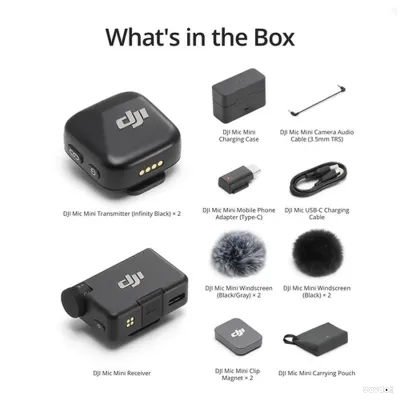 Беспроводная микрофонная система DJI Mic Mini 2, 2TX