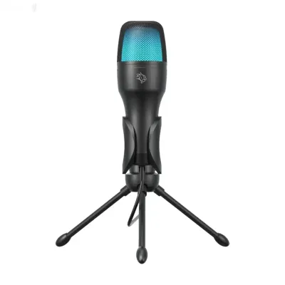 Конденсаторный микрофон Porodo Gaming USB Condenser Microphone with RGB Lights D — миниатюра 1
