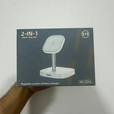 Магнитное беспроводное зарядное устройство CD06 Magnetic Suction Wireless Charge — миниатюра 2
