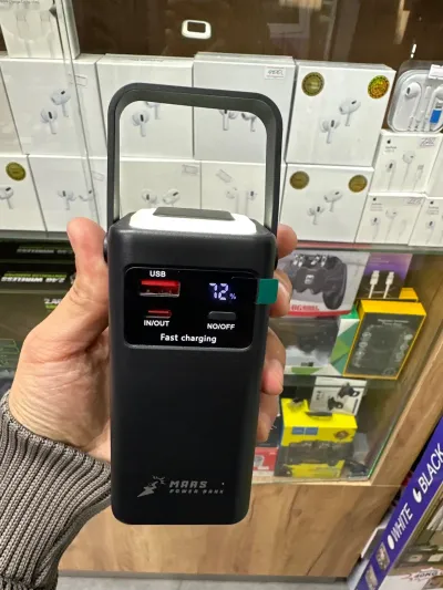 Внешний аккумулятор с фонариком Mars Powerbank 20000 mah — миниатюра 3