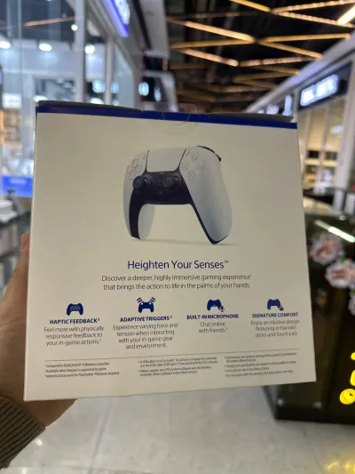 Геймпад PlayStation 5 Dual Sense Wireless Controller White Bluetooth белый — миниатюра 2
