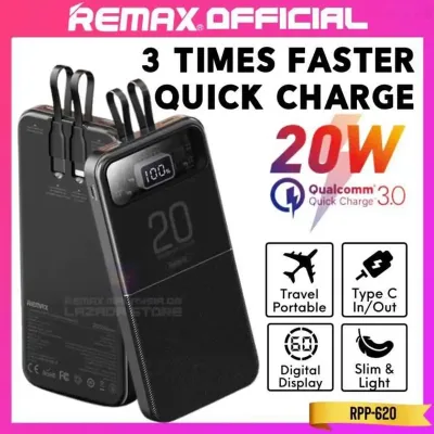 Внешний аккумулятор Remax RPP 620 20000mAh — миниатюра 4