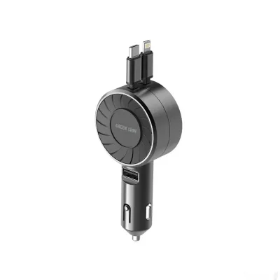 Автомобильное зарядное устройство Green Lion Telescopic 50W — миниатюра 2