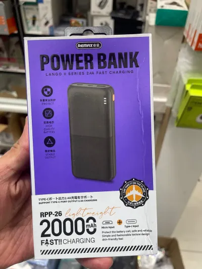 Внешний аккумулятор Power Bank Remax RPP-26 20000 mAh — миниатюра 1