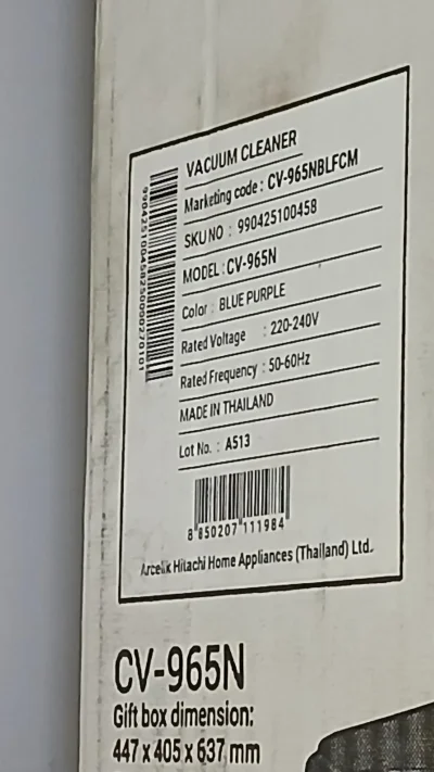 Пылесос Hitachi 965
