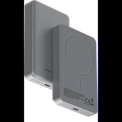 Повербанк Powerology 10000 mAh 20W PD  & 15W Magsafe серый