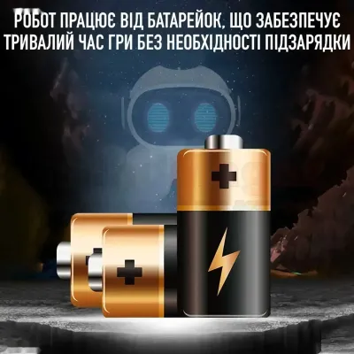Робот с яркими световыми и звуковыми эффектами на радиоуправлении — миниатюра 6
