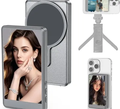 Монитор экрана телефона Magnetic Selfie Screen для iPhone 1800mah