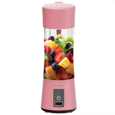 Портативный мини блендер Green Lion Juice Mate 380 мл розовый