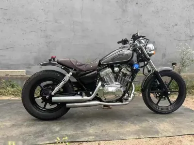 Мотоцикл Yamaha250 retro — миниатюра 3